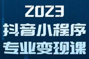 (5752期)抖音小程序变现保姆级教程:0粉丝新号 无需实名 3天起号 第1条视频就有收入