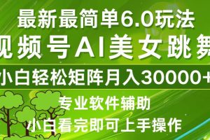 (12844期)视频号最新最简单6.0玩法,当天起号小白也能轻松月入30000+