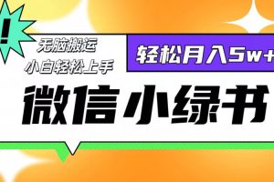 (12766期)微信小绿书项目,一部手机,每天操作十分钟,,日入1000+
